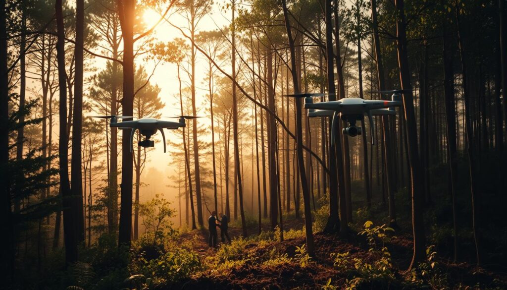 restorasi hutan dengan drone